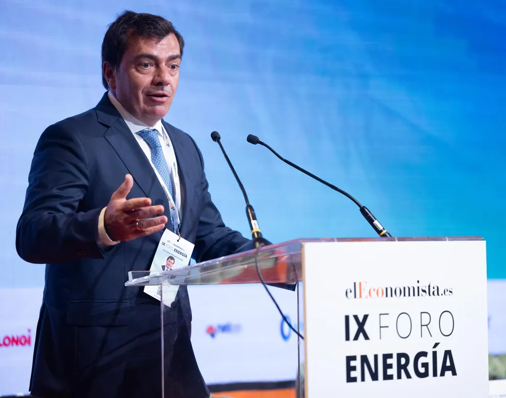 Agustin Escobar speaks at the IX Energy Forum, "The New Challenges for Europe," in Madrid, Spain on September 5, 2024. | Source: Getty Images